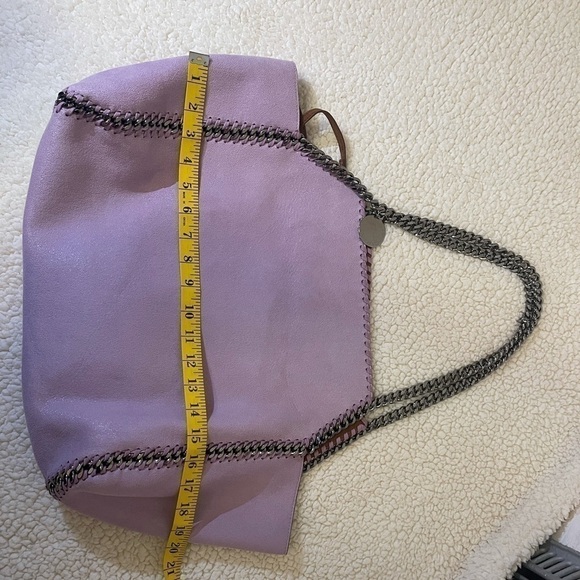 STELLA MCARTNEY Falabella reversible fold over purple tote - Picture 9 of 14